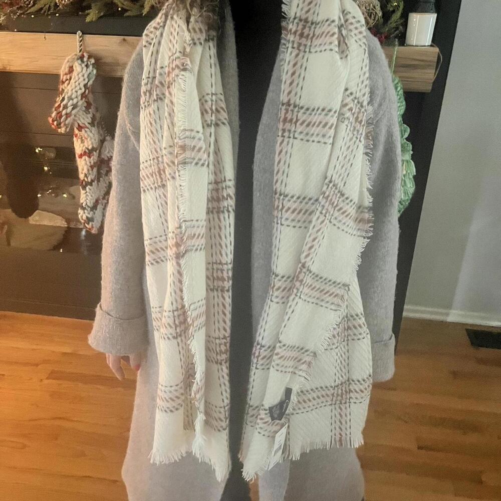 Cejon Heritage Women's Plaid Woven Scarf Wrap Shawl